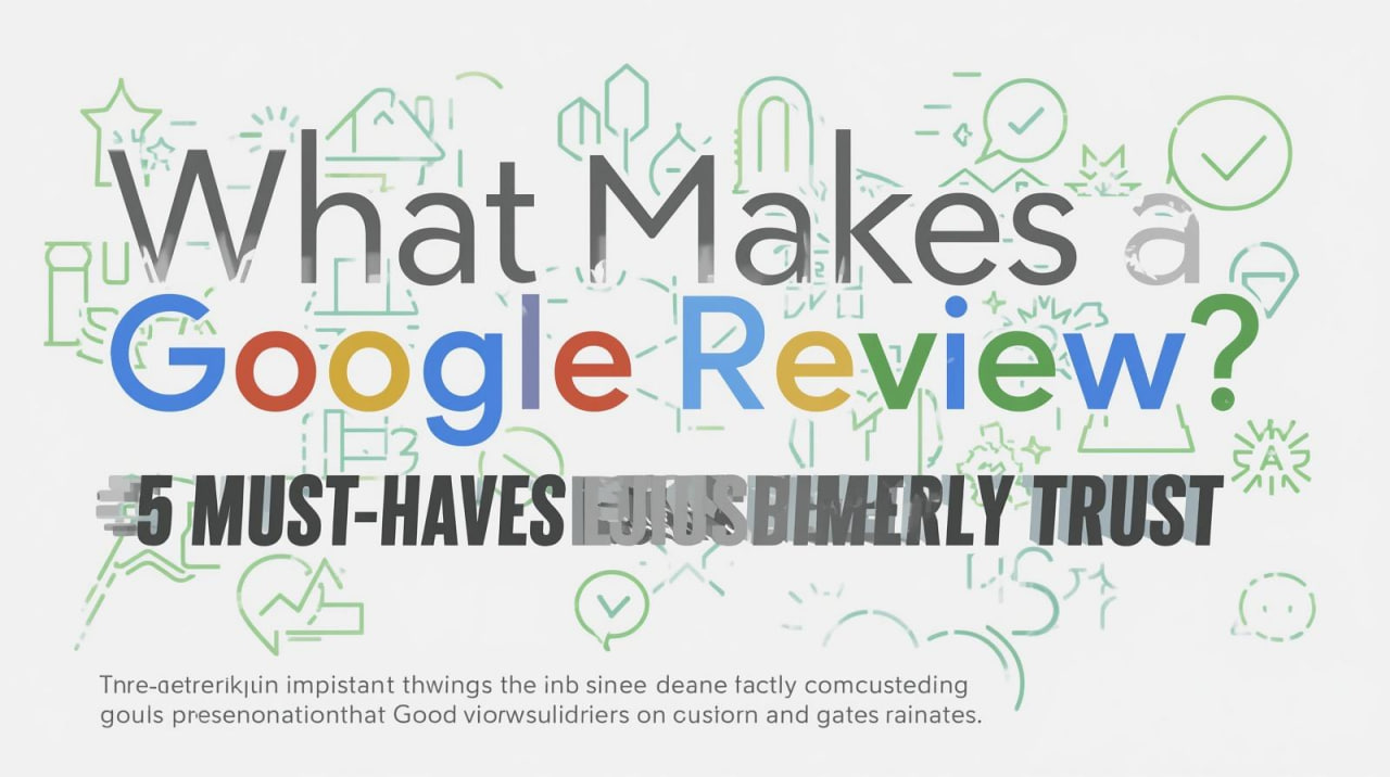 What Makes a Good Google Review