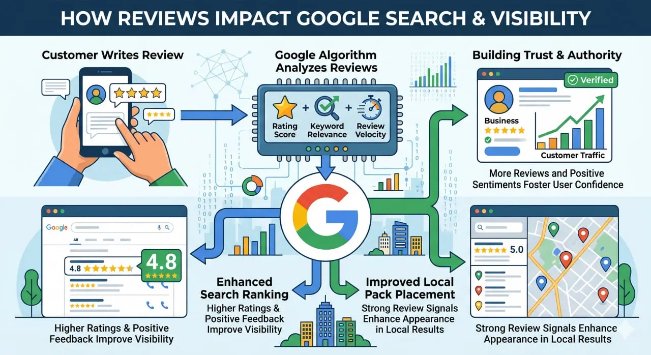 Reviews Impact Google